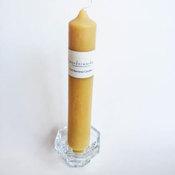 Beeswax Altar Candle 8" BeeGlo Wonderworks