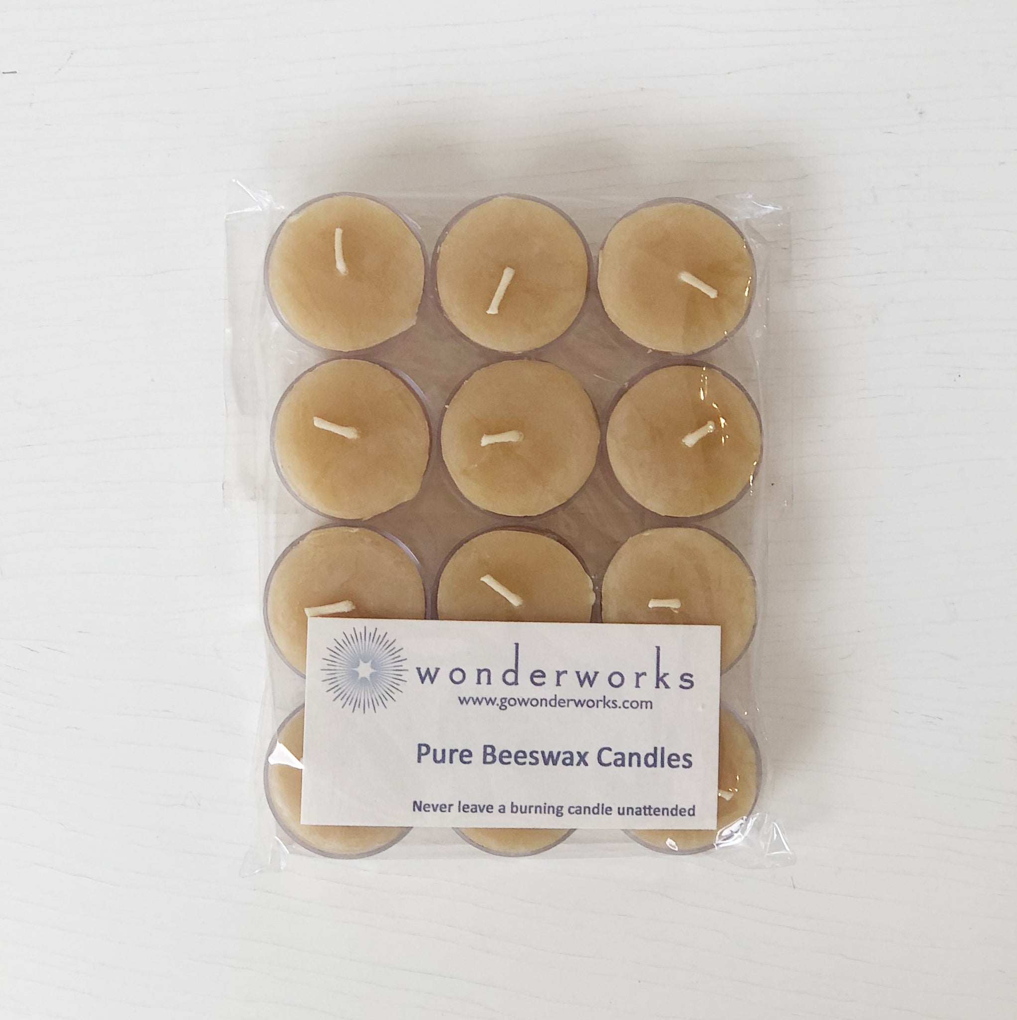 Beeswax Tealight Candles BeeGlo Wonderworks