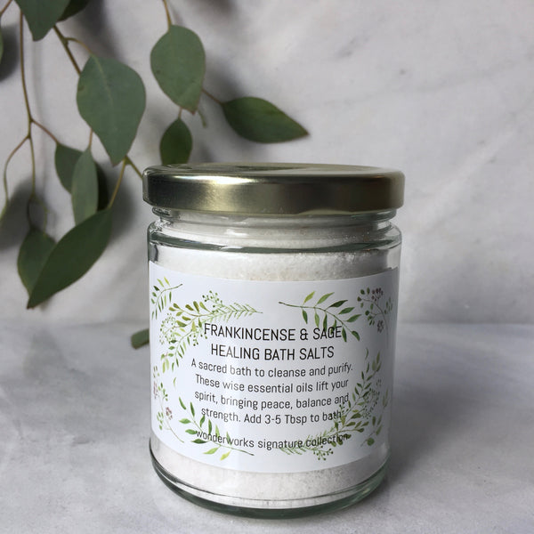 Frankincense & Sage Healing Bath Salts