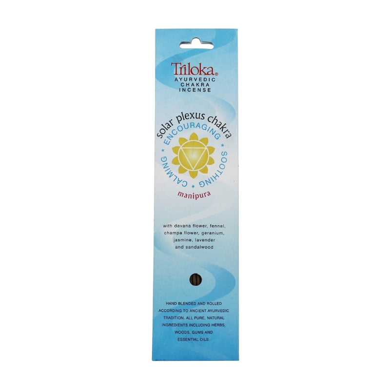 Solar Plexus Chakra Ayurvedic Stick Incense